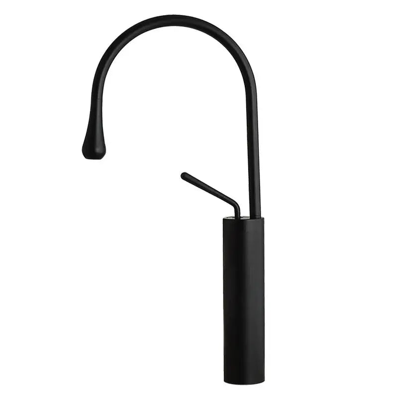 Black Gold Kitchen Faucet Swivel Design