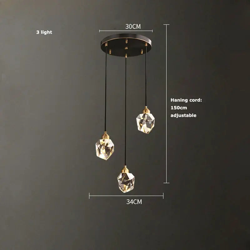 Black Gold Crystal Chandelier 18-Light Wall Ceiling