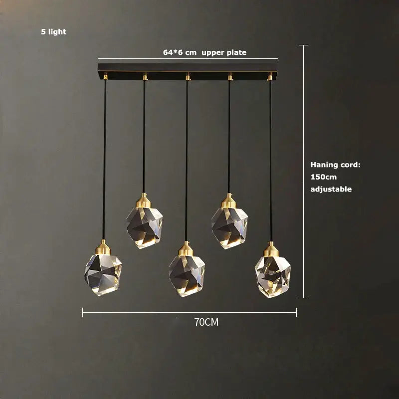 Black Gold Crystal Chandelier 18-Light Wall Ceiling