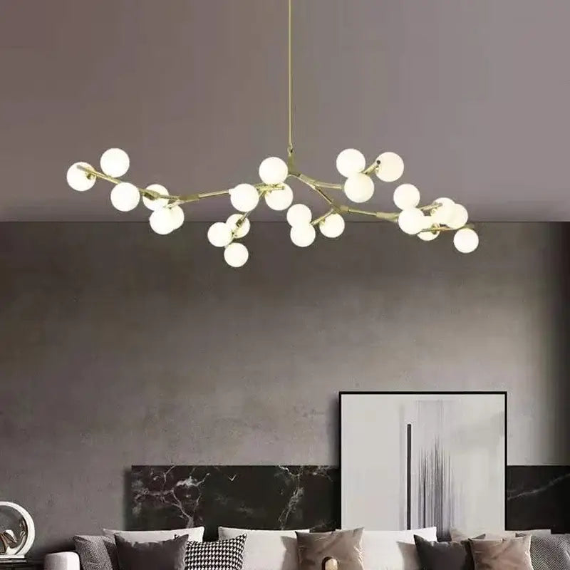 Black Gold Branch Chandelier