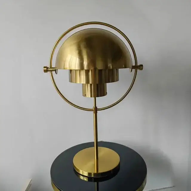 Black Gold Iron Floor Lamp 165cm