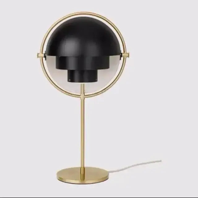 Black Gold Iron Floor Lamp 165cm