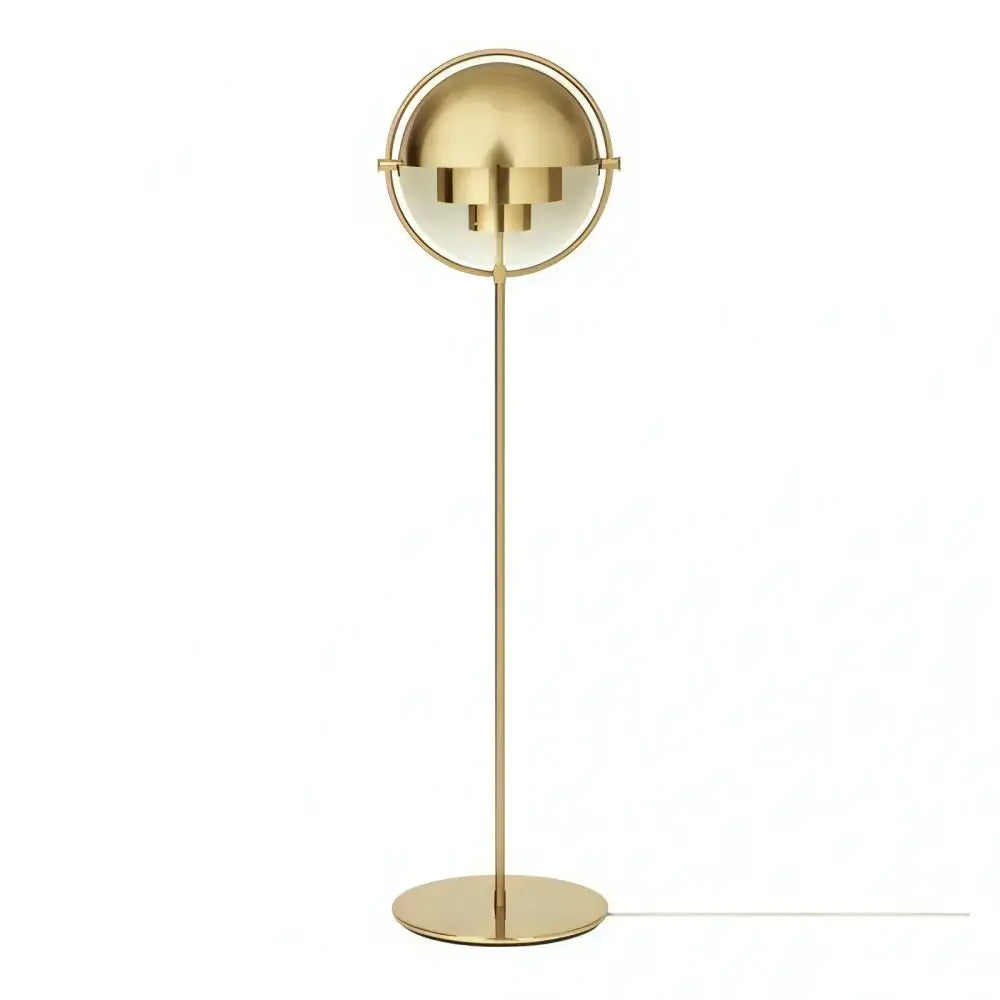 Black Gold Iron Floor Lamp 165cm