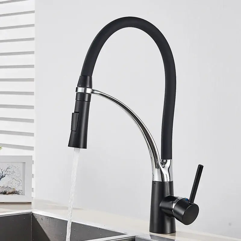 Chrome LED Pull Down Faucet