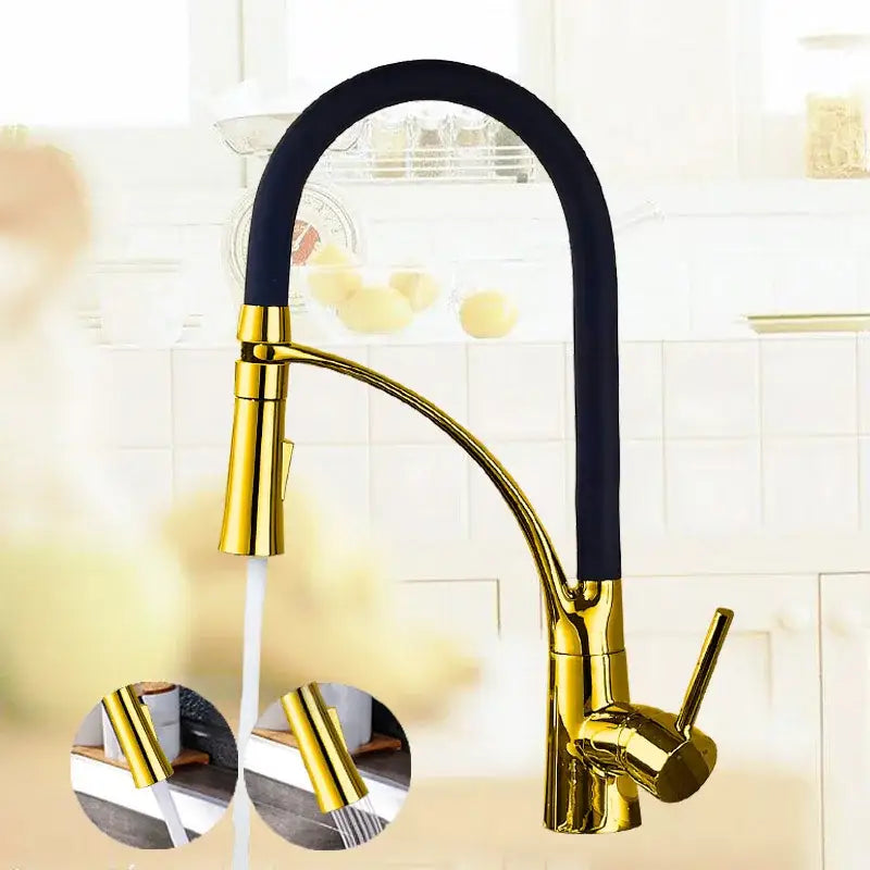 Chrome Pull-Out Mixer Faucet