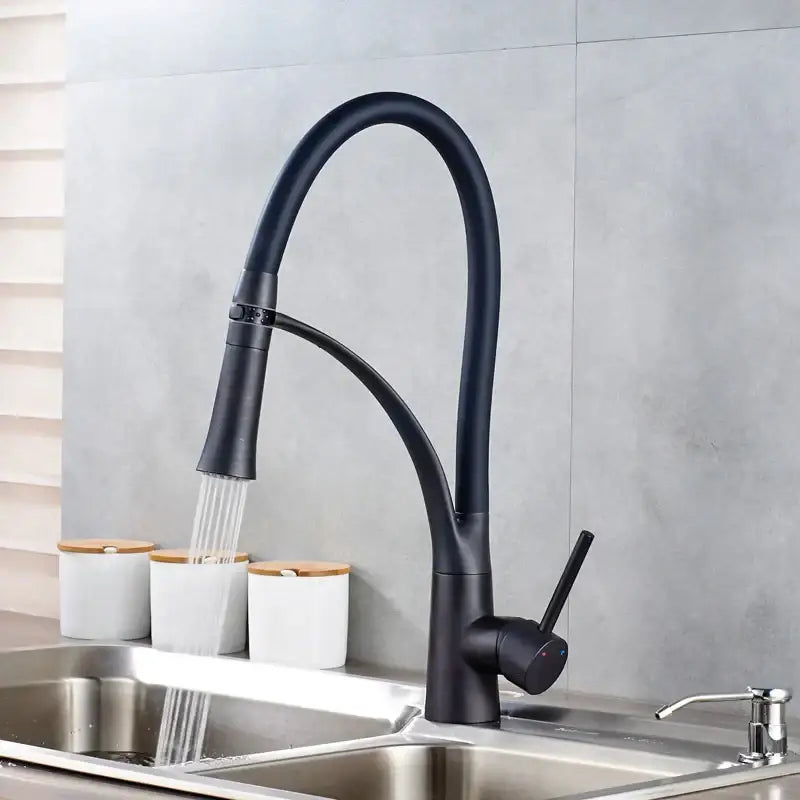 Chrome Pull-Out Mixer Faucet