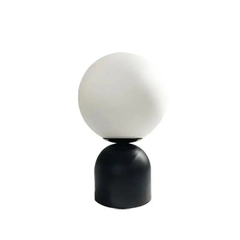 Black Iron Glass Lamp