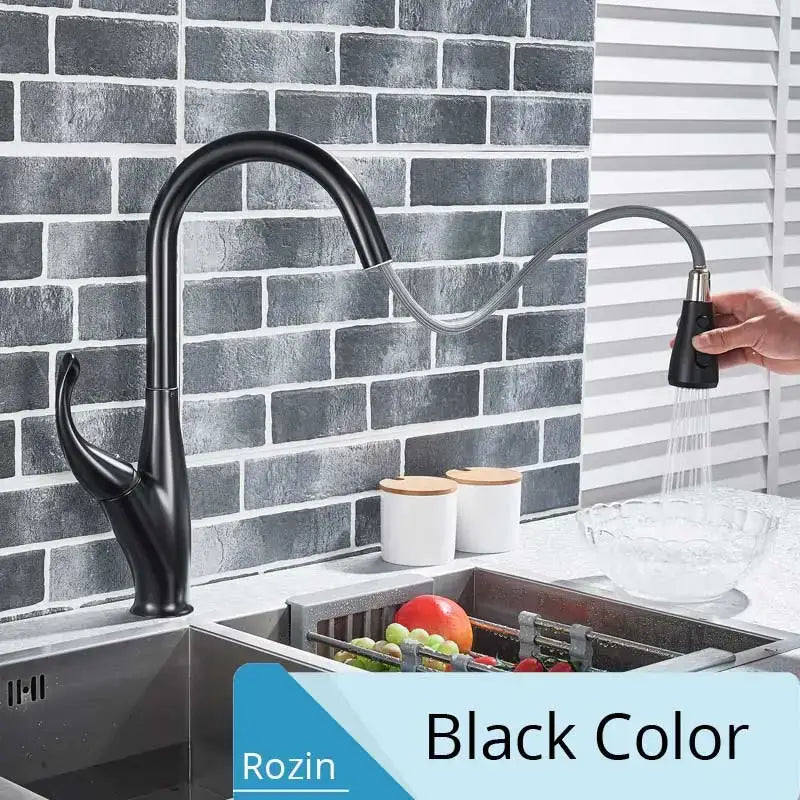 Matte Black Pull-Down Faucet