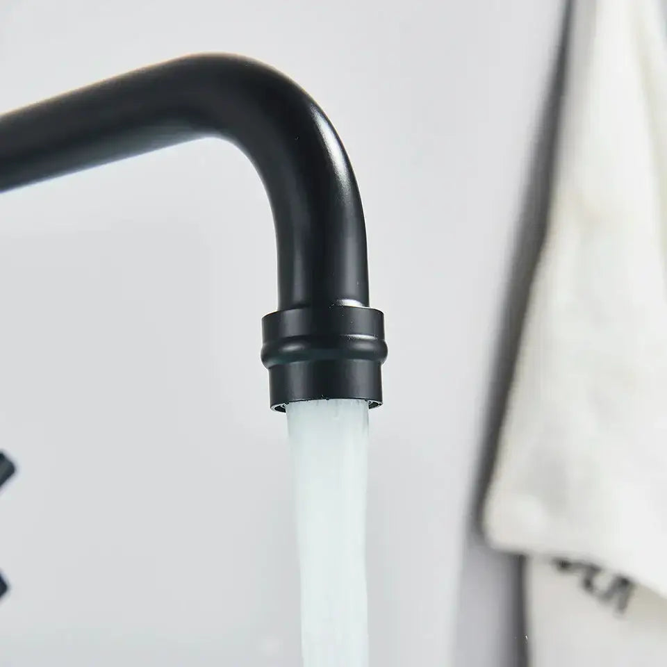 Matte Black Wall Faucet