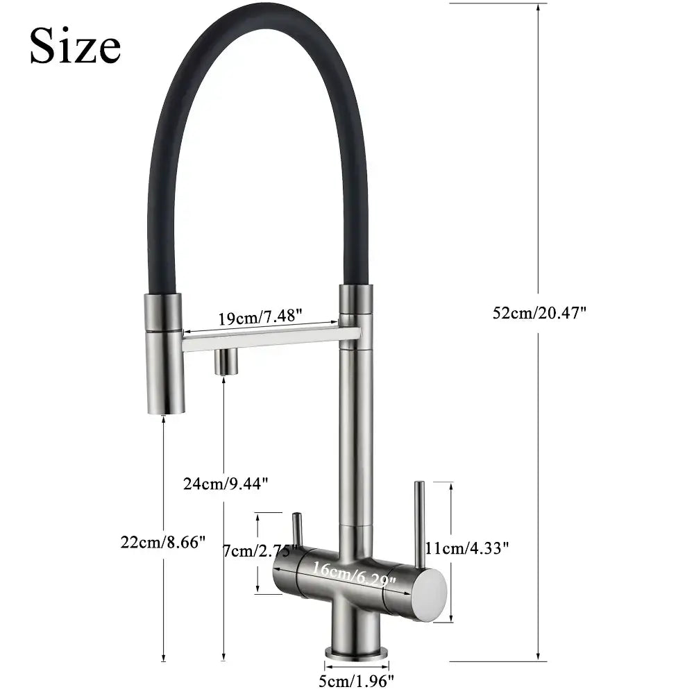 Matte Black Purifier Faucet