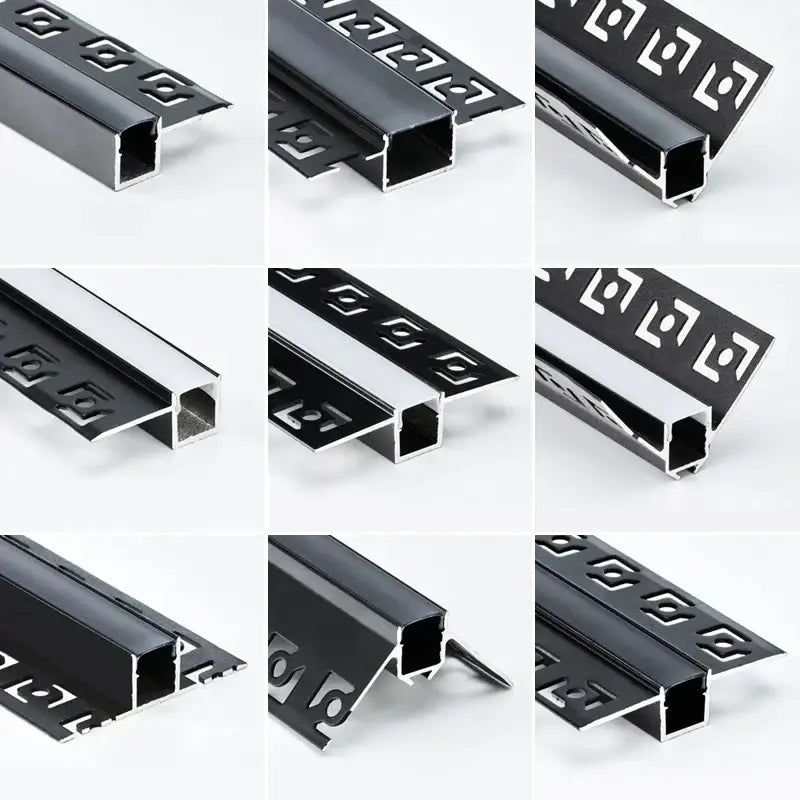 Black Silver LED Strip