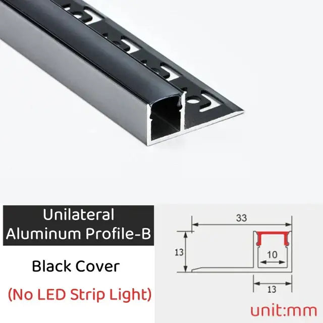Black Silver LED Strip