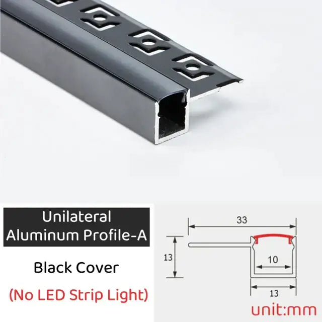 Black Silver LED Strip
