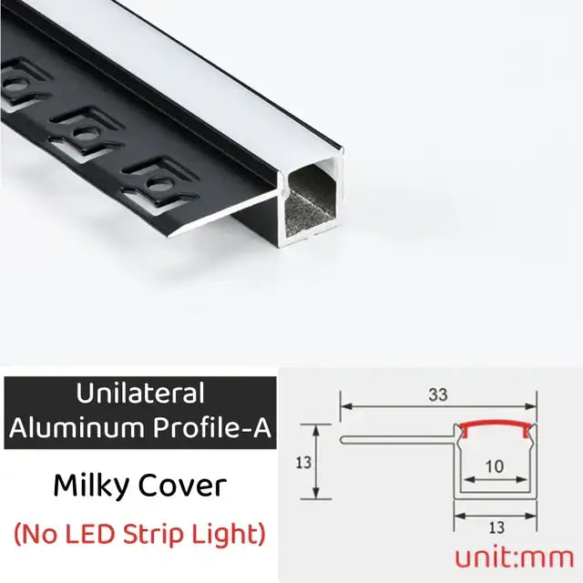 Black Silver LED Strip