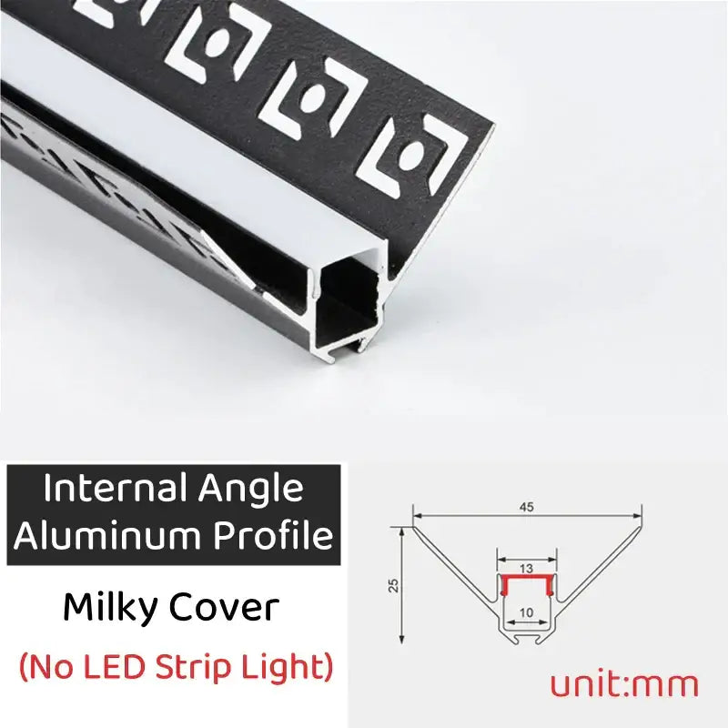 Black Silver LED Strip