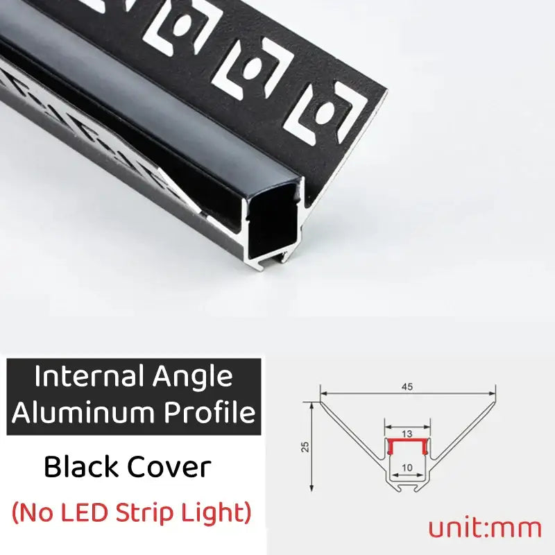 Black Silver LED Strip