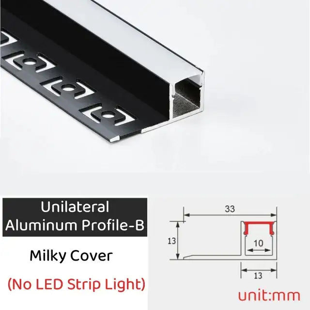 Black Silver LED Strip