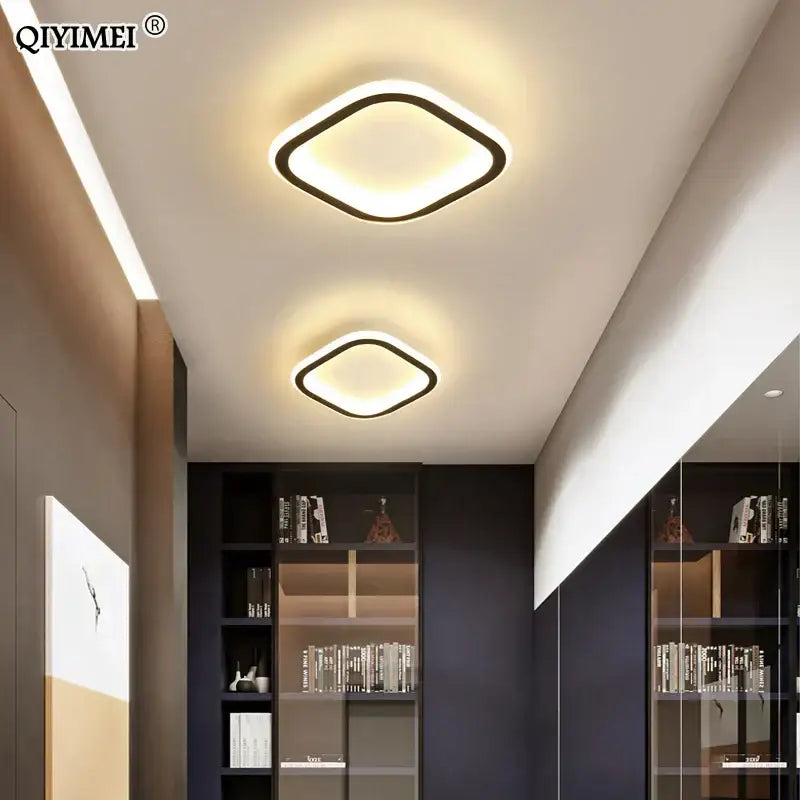 Black Round LED Ceiling Light
