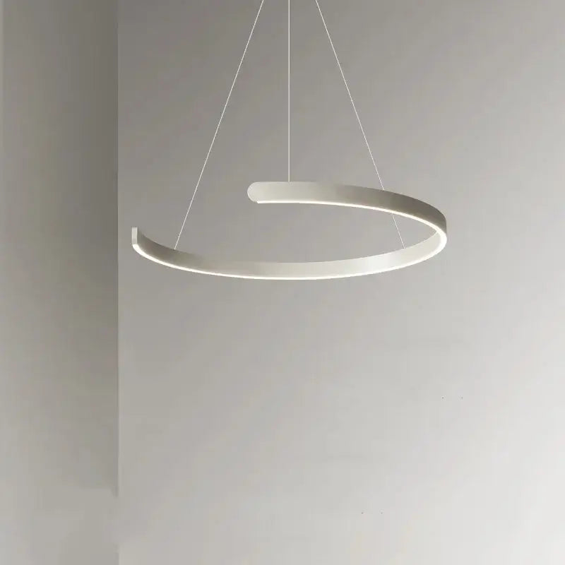 Black LED Chandelier Pendant 80cm Foyer