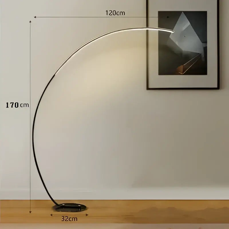 Black LED Dimming Floor Lamp