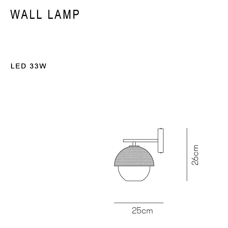 Black LED Dome Floor Lamp