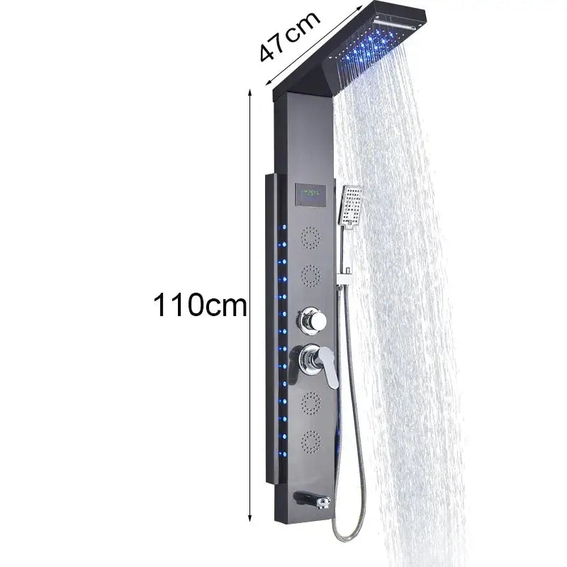 Black LED Shower Faucet