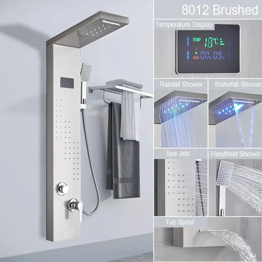 Black LED Shower Faucet
