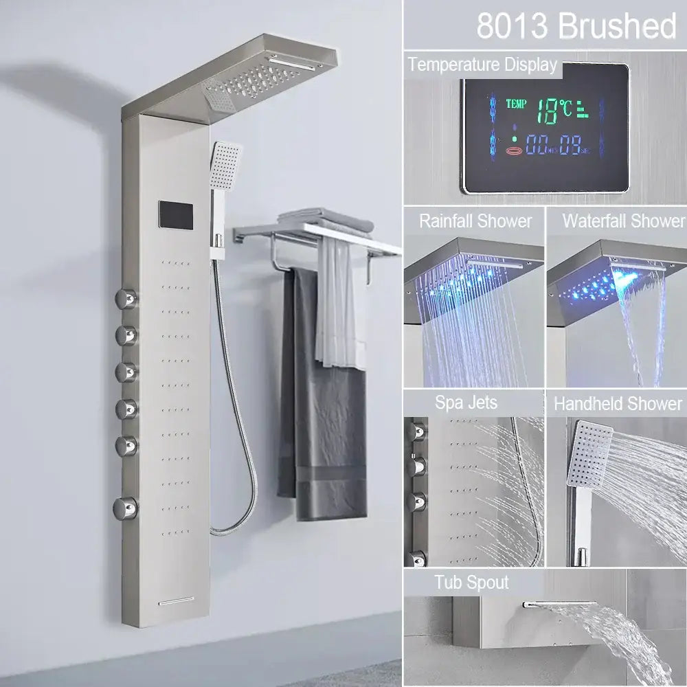Black LED Shower Faucet