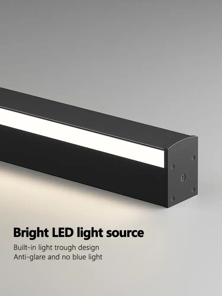 Black Minimalist LED Sconce