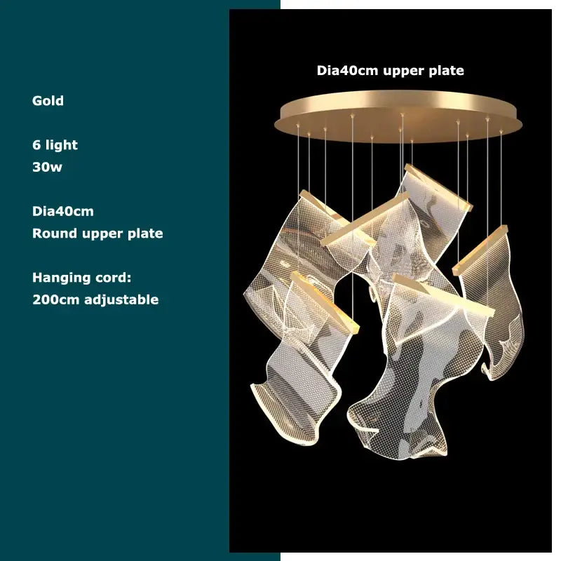 Black Mesh Pendant Light