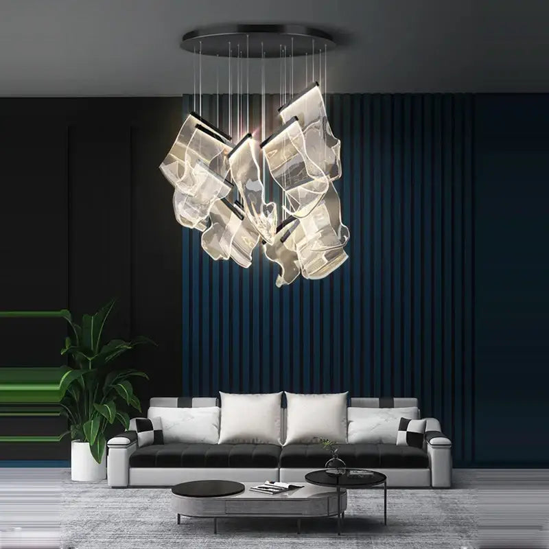 Black Mesh Pendant Light