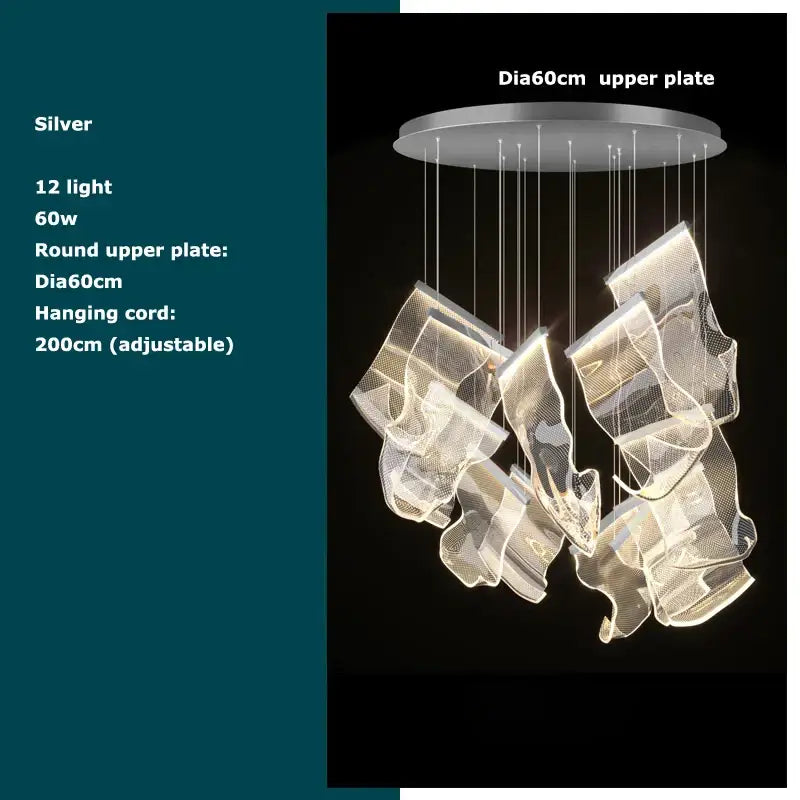 Black Mesh Pendant Light