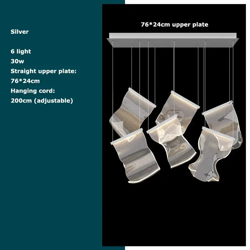 Black Mesh Pendant Light