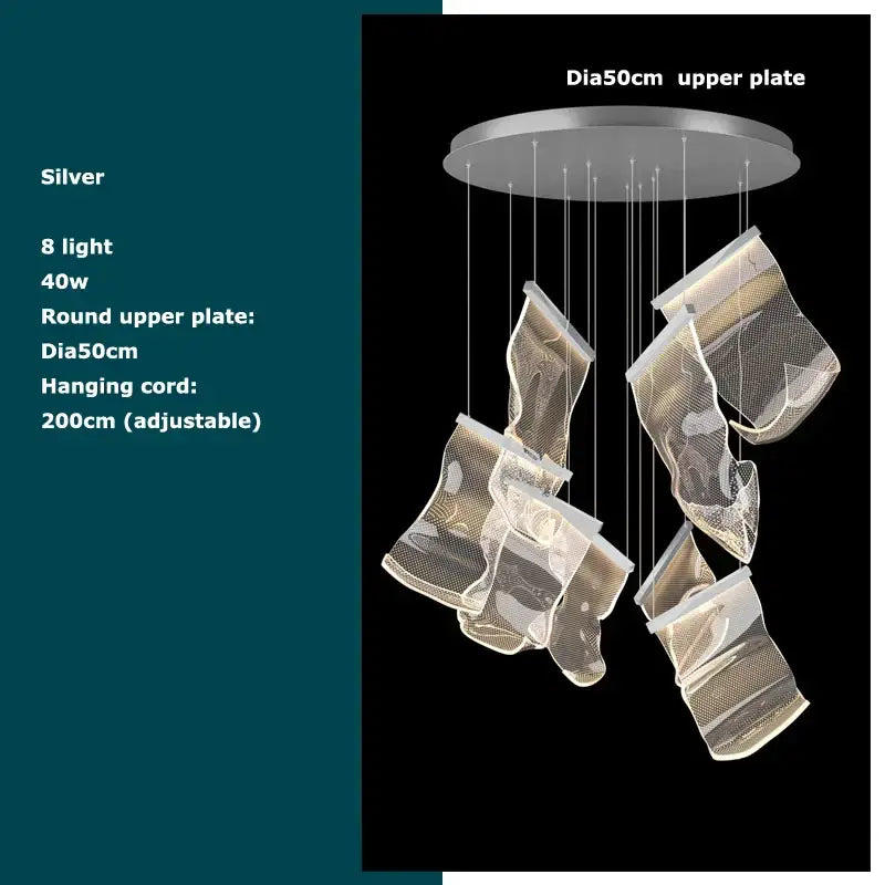 Black Mesh Pendant Light