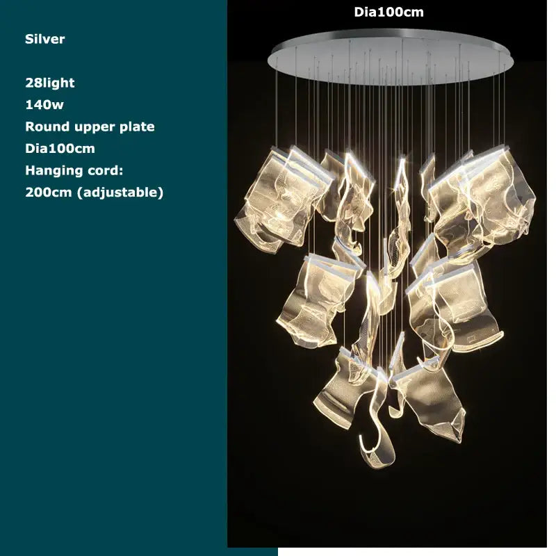 Black Mesh Pendant Light