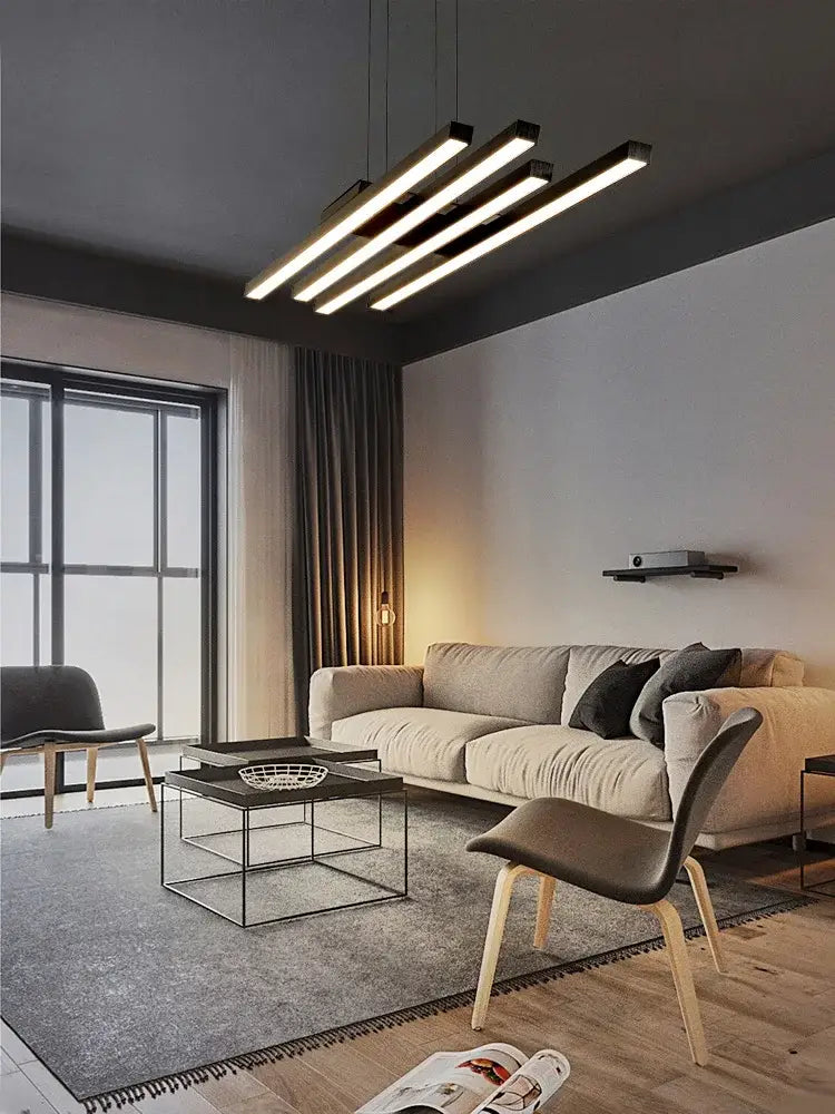 Black Nordic Bar Chandelier