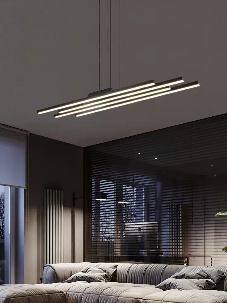 Black Nordic Bar Chandelier