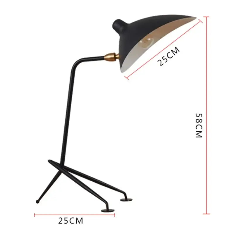 Black Nordic Floor Lamp
