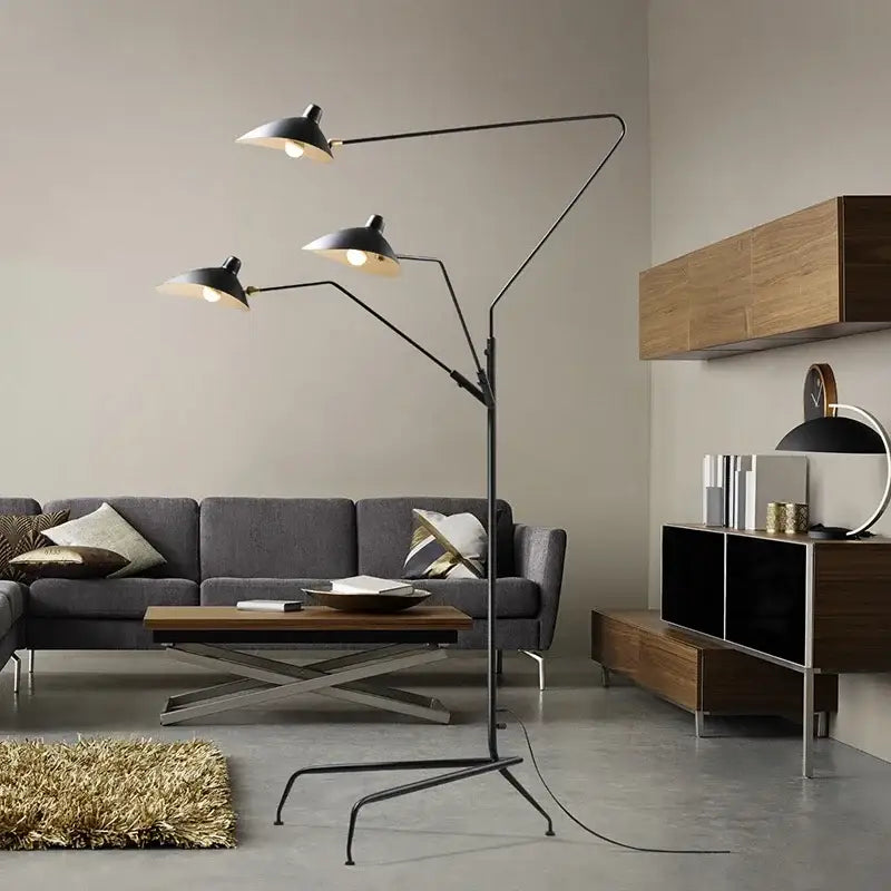 Black Nordic Floor Lamp