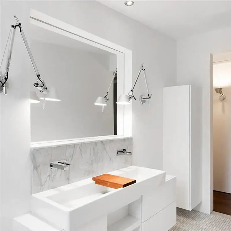 Black Silver Wall Light
