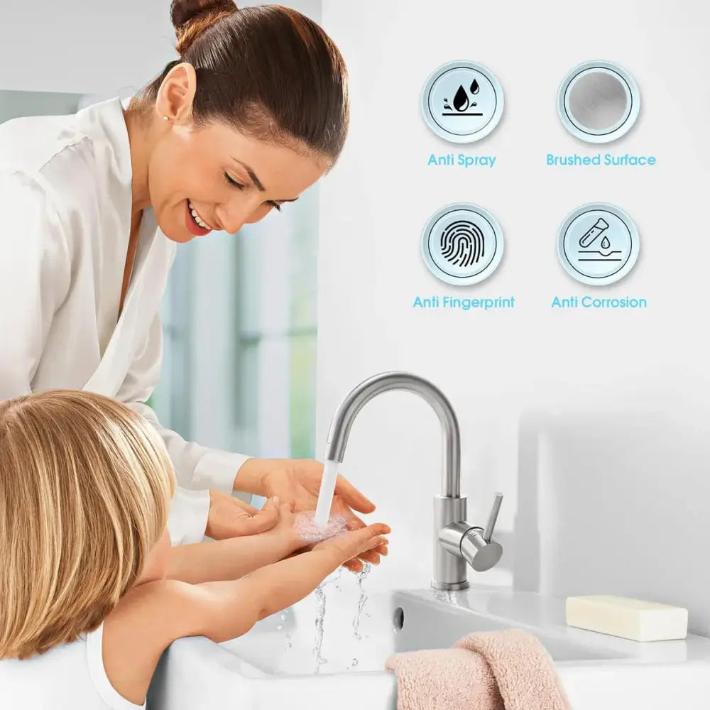 Black Stainless Kitchen Faucet
