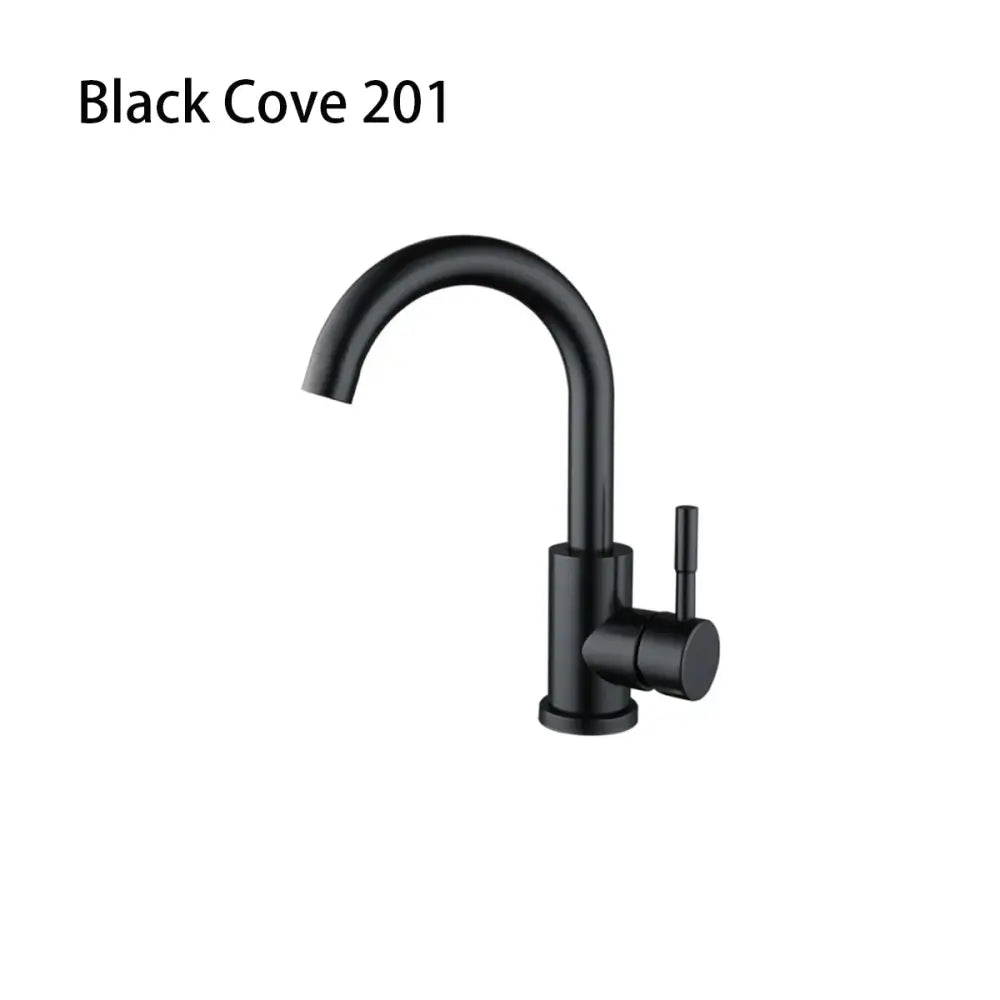 Black Stainless Kitchen Faucet
