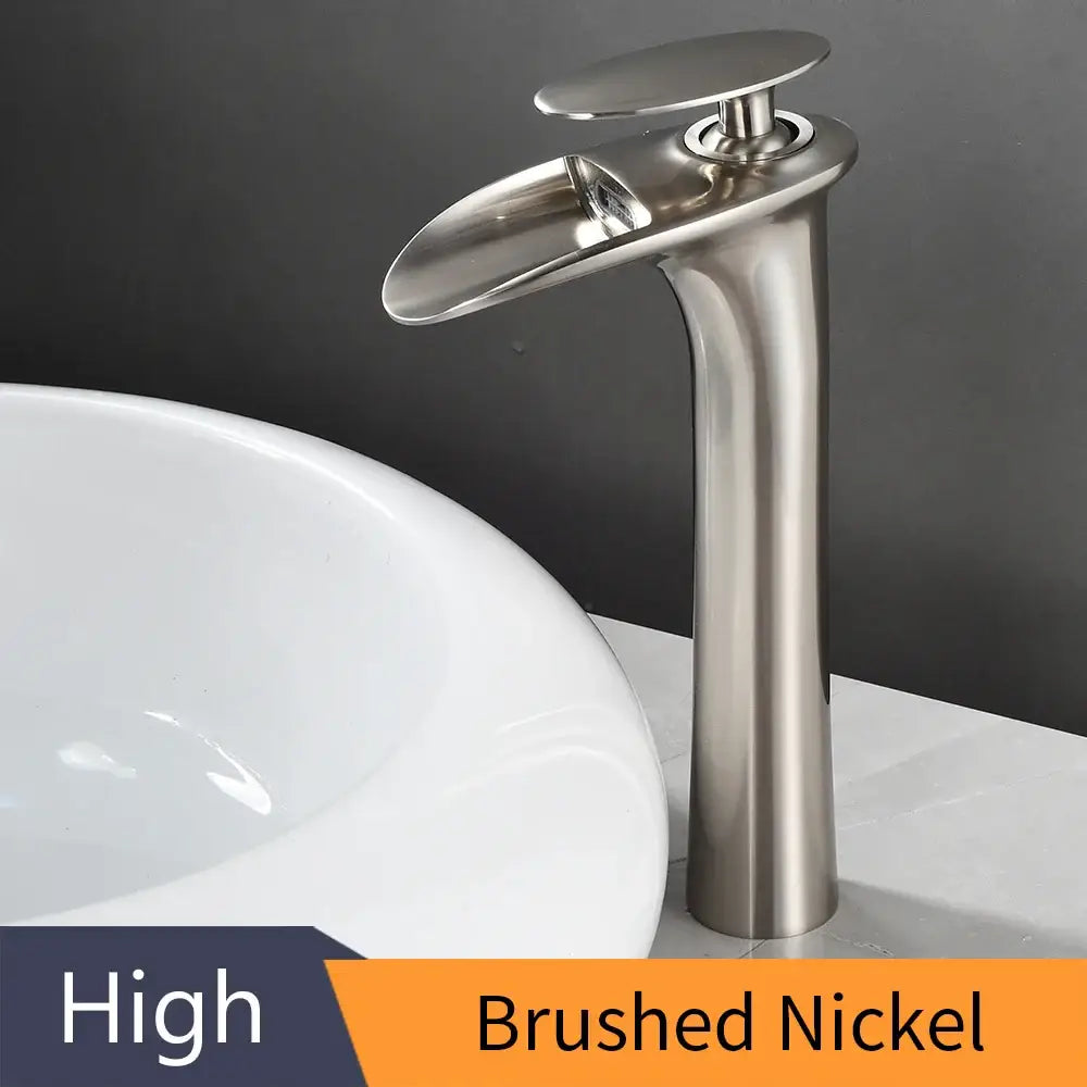 Black Stainless Waterfall Faucet