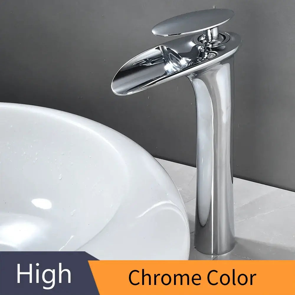 Black Stainless Waterfall Faucet