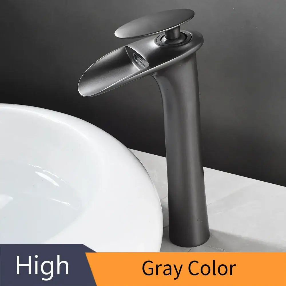 Black Stainless Waterfall Faucet