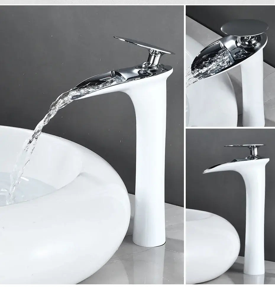 Black Stainless Waterfall Faucet