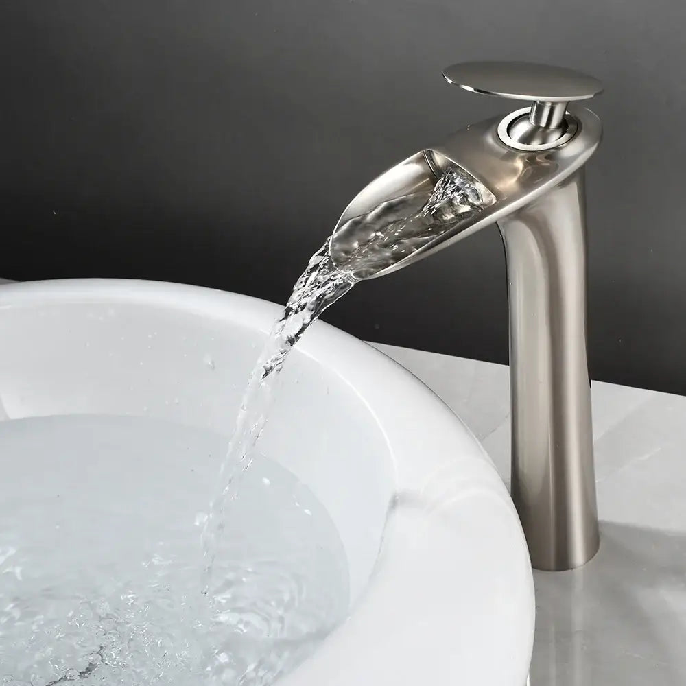 Black Stainless Waterfall Faucet