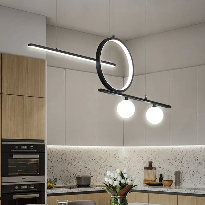 Black Bar Suspension Light