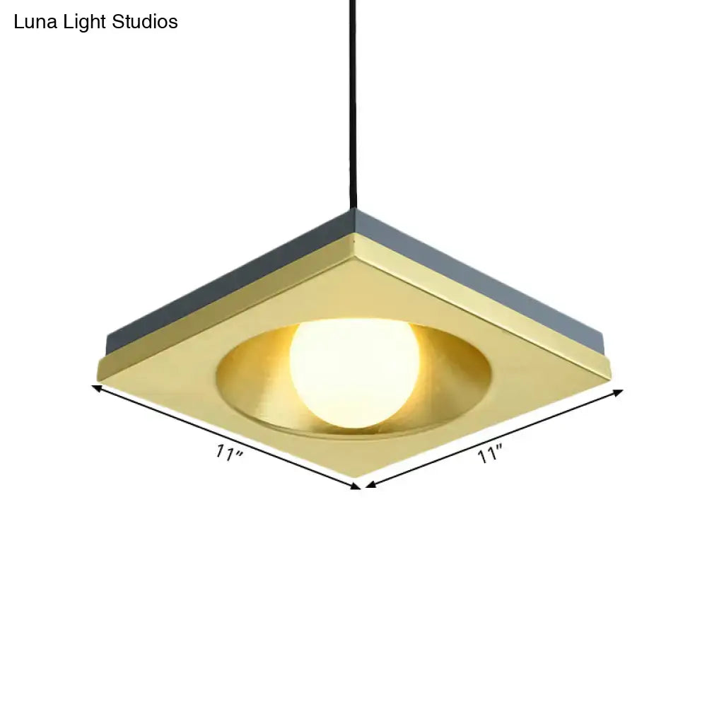 Black Gold Pendant Light