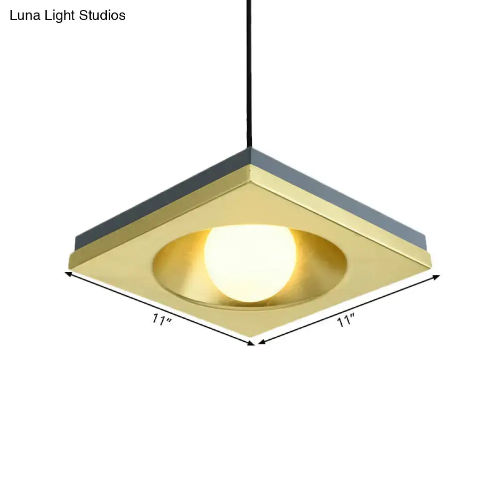 Black Gold Pendant Light
